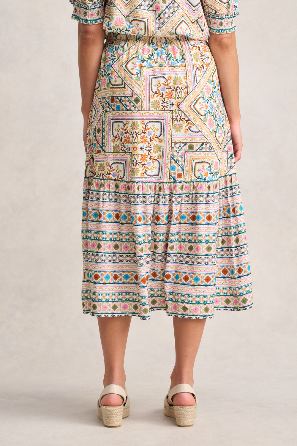 Tier Skirt - Tile Print - Image 5
