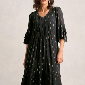 Lurex Clip Dress ?C Lurex Clip Jacquard